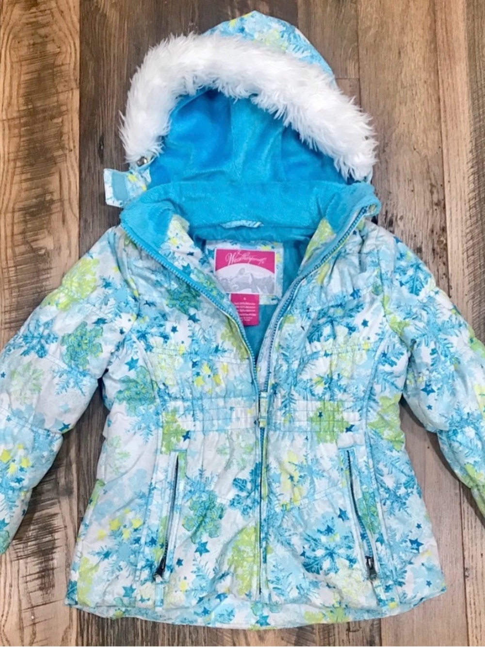 Weatherproof snowboard ski bibs & jacket girl 3T